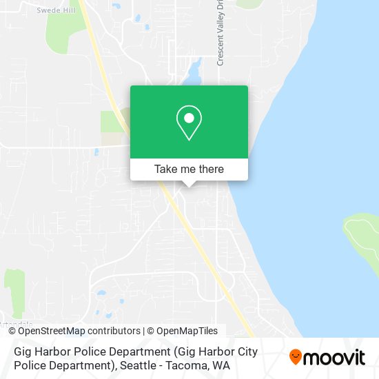 Gig Harbor Police Department map