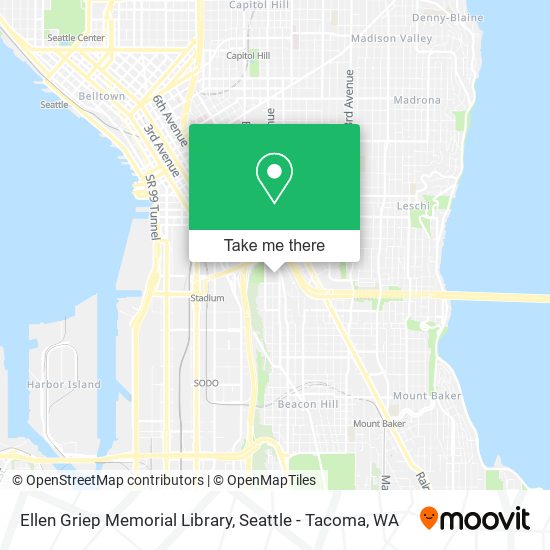 Mapa de Ellen Griep Memorial Library