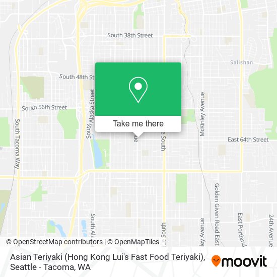 Mapa de Asian Teriyaki (Hong Kong Lui's Fast Food Teriyaki)