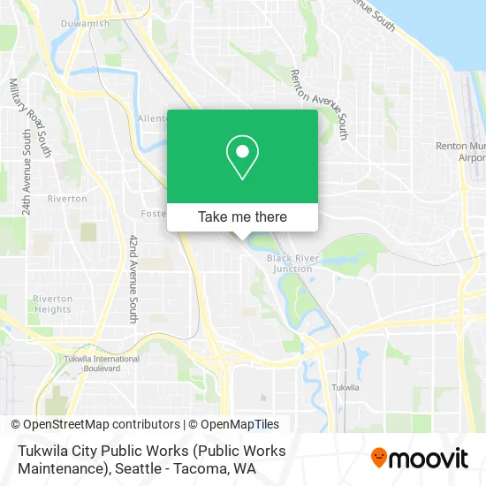 Tukwila City Public Works (Public Works Maintenance) map