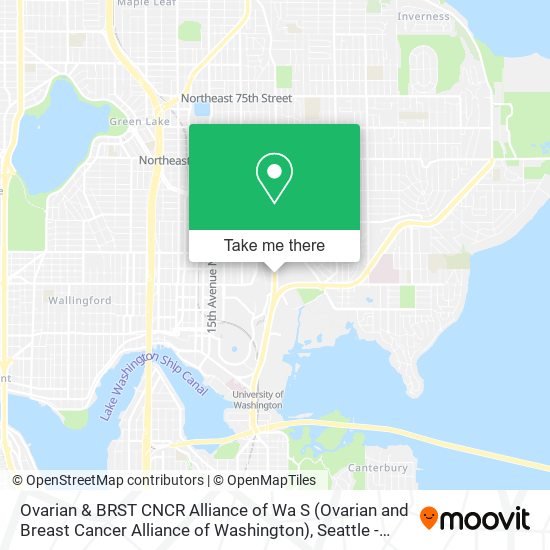 Ovarian & BRST CNCR Alliance of Wa S (Ovarian and Breast Cancer Alliance of Washington) map