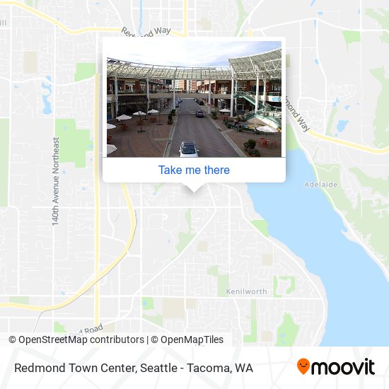 Redmond Town Center map