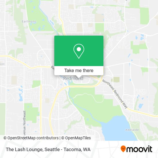 The Lash Lounge map
