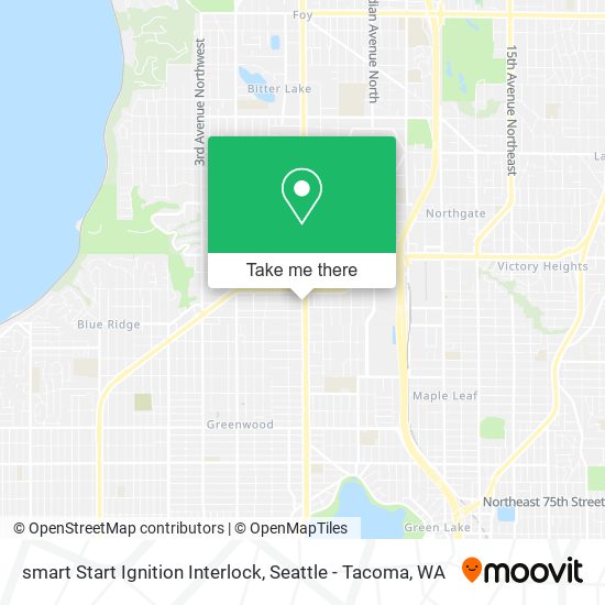 Mapa de smart Start Ignition Interlock