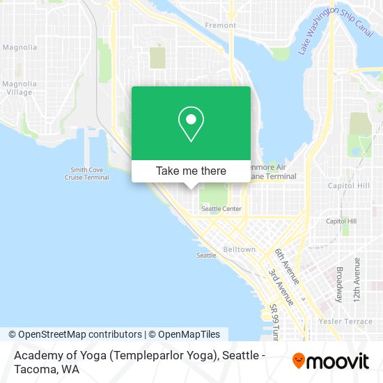 Mapa de Academy of Yoga (Templeparlor Yoga)