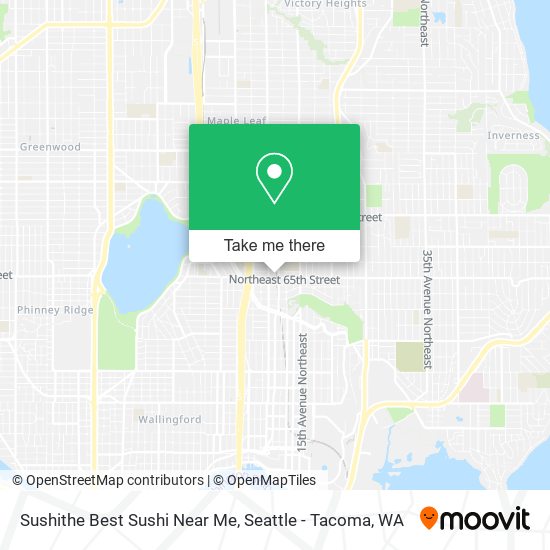 Sushithe Best Sushi Near Me map