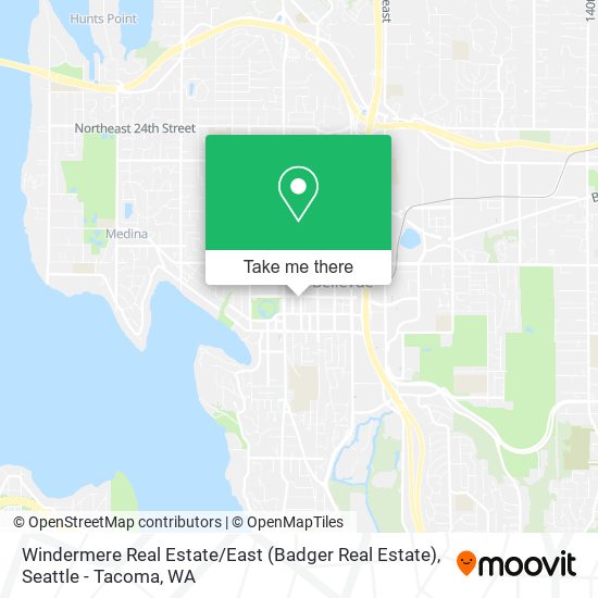 Mapa de Windermere Real Estate / East (Badger Real Estate)