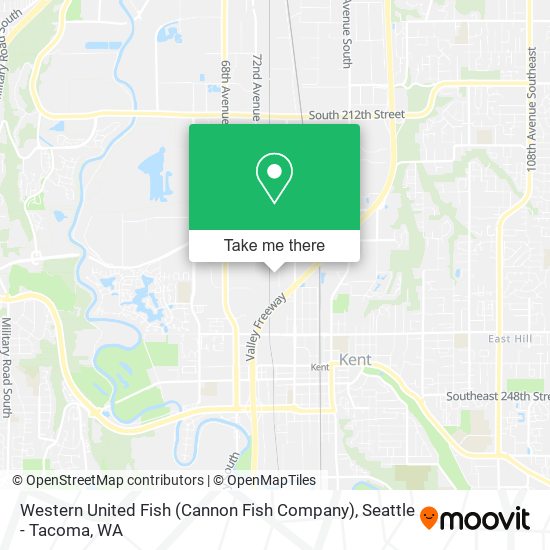 Mapa de Western United Fish (Cannon Fish Company)