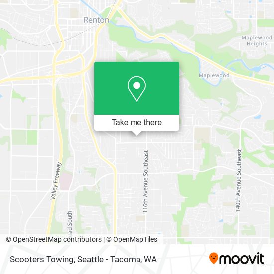 Scooters Towing map