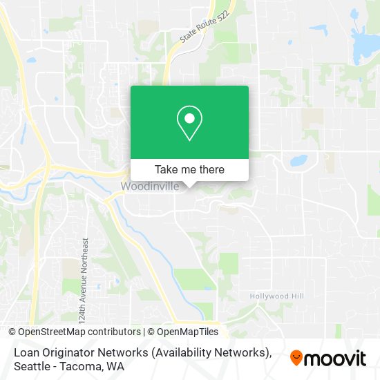 Loan Originator Networks (Availability Networks) map