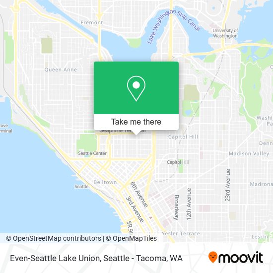 Mapa de Even-Seattle Lake Union