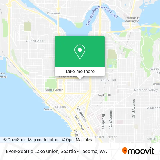 Even-Seattle Lake Union map