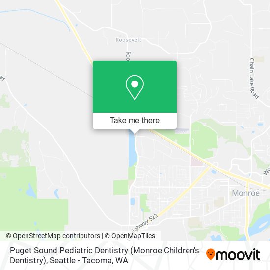 Mapa de Puget Sound Pediatric Dentistry (Monroe Children's Dentistry)