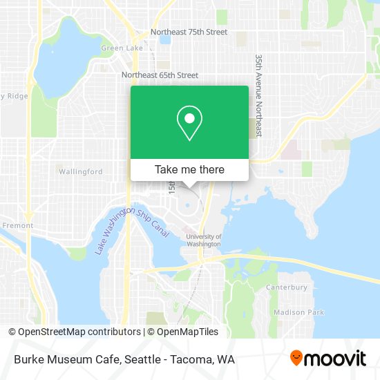Burke Museum Cafe map