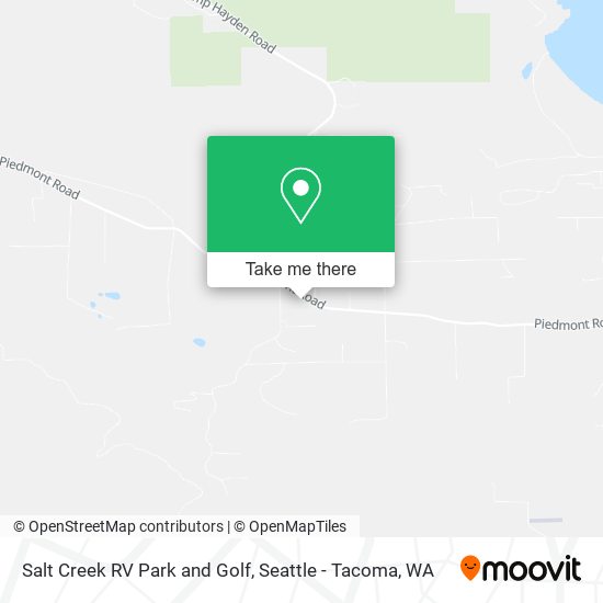 Salt Creek RV Park and Golf map