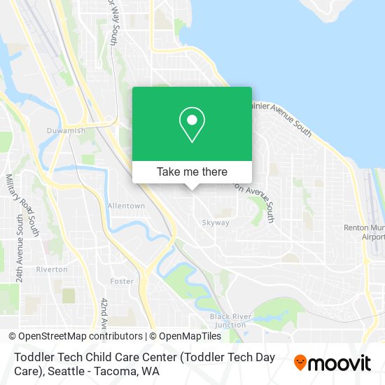Mapa de Toddler Tech Child Care Center (Toddler Tech Day Care)