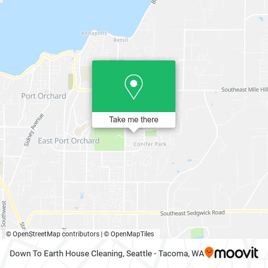Mapa de Down To Earth House Cleaning