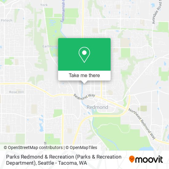 Mapa de Parks Redmond & Recreation (Parks & Recreation Department)