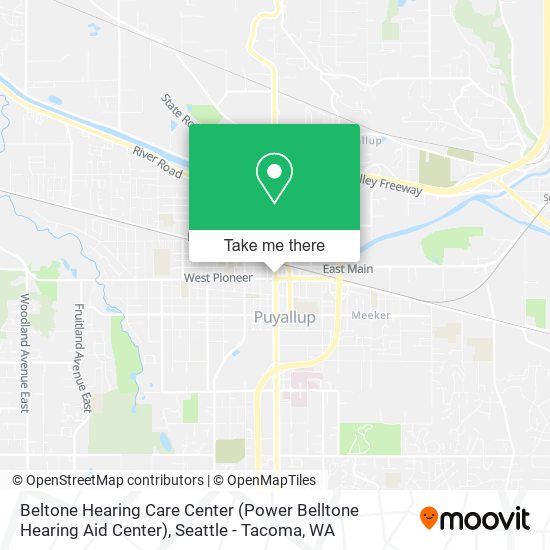 Mapa de Beltone Hearing Care Center (Power Belltone Hearing Aid Center)