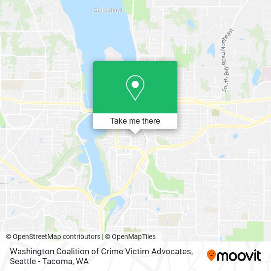 Washington Coalition of Crime Victim Advocates map