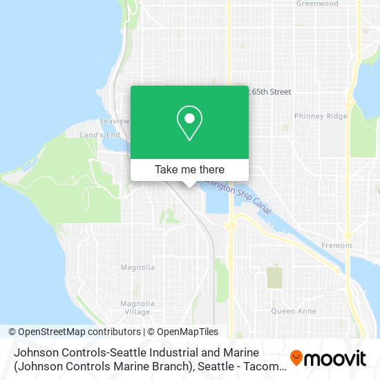Mapa de Johnson Controls-Seattle Industrial and Marine (Johnson Controls Marine Branch)