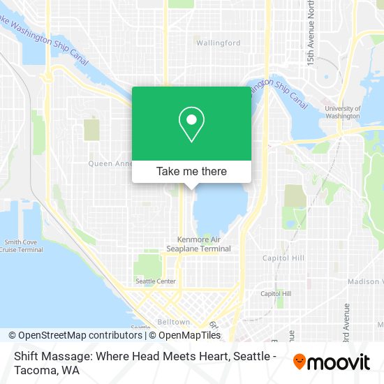 Mapa de Shift Massage: Where Head Meets Heart