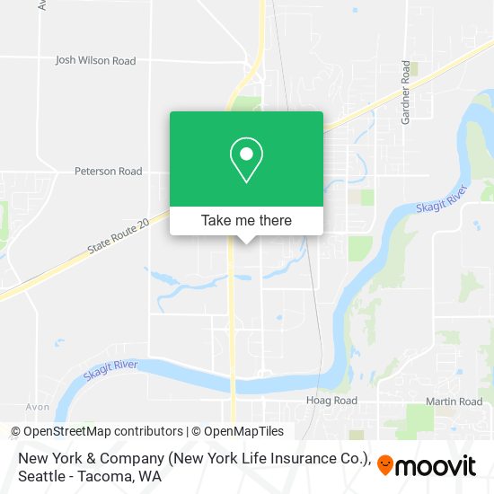 Mapa de New York & Company (New York Life Insurance Co.)