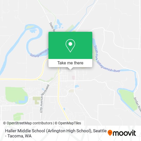 Haller Middle School (Arlington High School) map