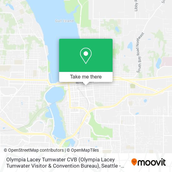 Mapa de Olympia Lacey Tumwater CVB (Olympia Lacey Tumwater Visitor & Convention Bureau)