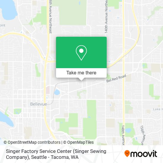 Mapa de Singer Factory Service Center (Singer Sewing Company)