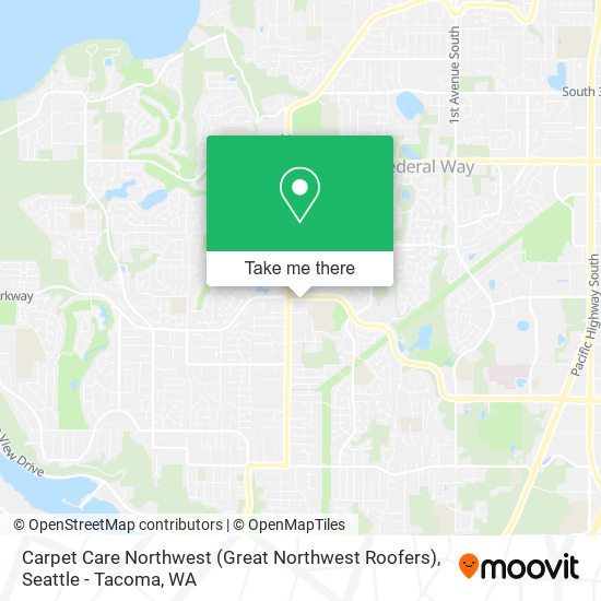 Mapa de Carpet Care Northwest (Great Northwest Roofers)