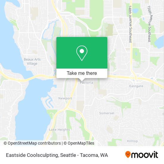 Mapa de Eastside Coolsculpting