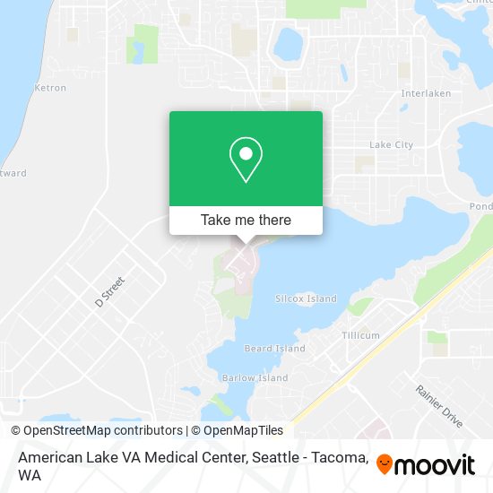 Mapa de American Lake VA Medical Center