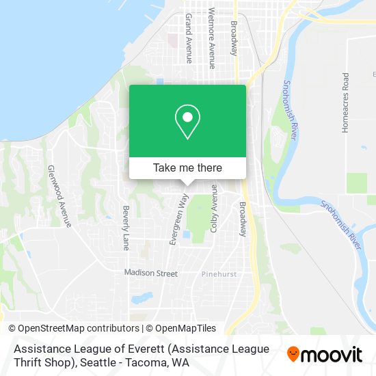 Assistance League of Everett (Assistance League Thrift Shop) map