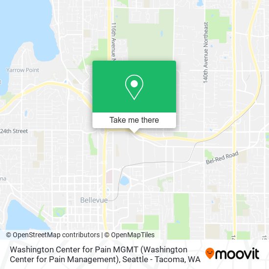 Mapa de Washington Center for Pain MGMT