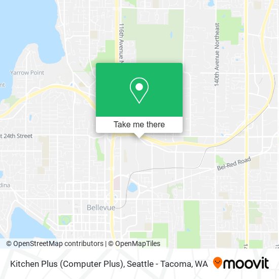 Kitchen Plus (Computer Plus) map