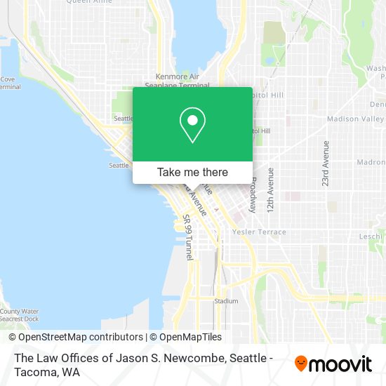 The Law Offices of Jason S. Newcombe map