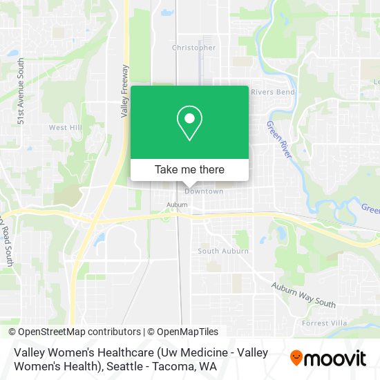 Valley Women's Healthcare (Uw Medicine - Valley Women's Health) map