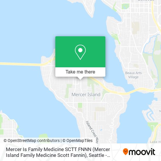 Mapa de Mercer Is Family Medicine SCTT FNNN (Mercer Island Family Medicine Scott Fannin)