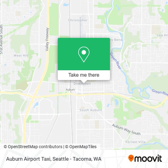 Mapa de Auburn Airport Taxi