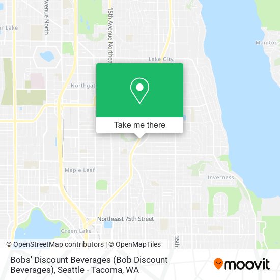 Mapa de Bobs' Discount Beverages (Bob Discount Beverages)