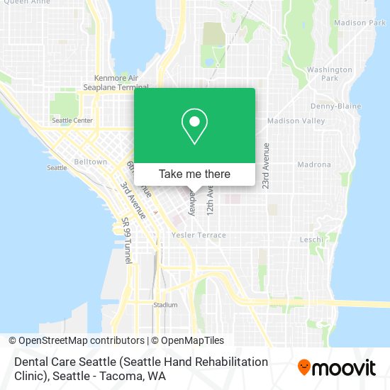 Dental Care Seattle (Seattle Hand Rehabilitation Clinic) map