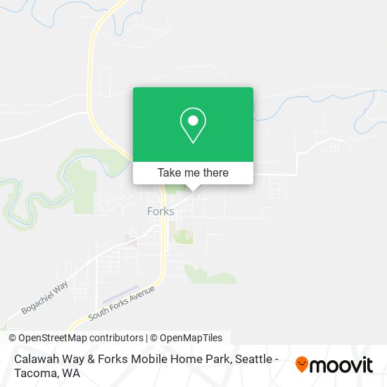 Mapa de Calawah Way & Forks Mobile Home Park