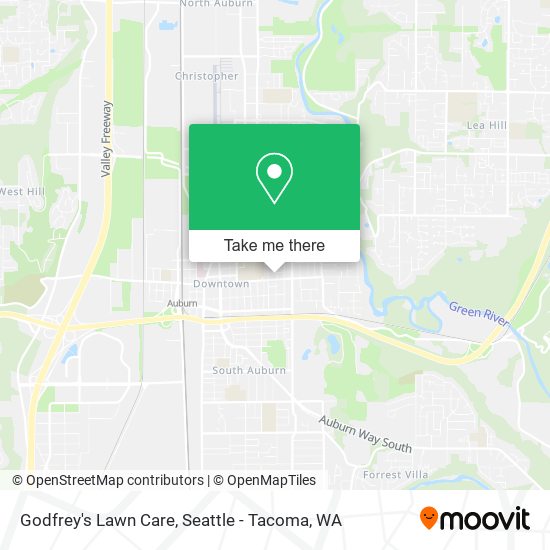 Godfrey's Lawn Care map