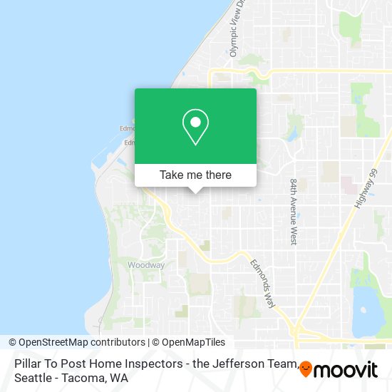 Pillar To Post Home Inspectors - the Jefferson Team map