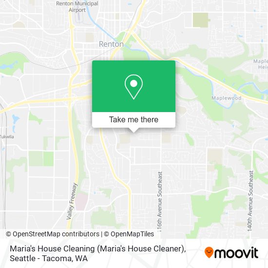 Maria's House Cleaning map