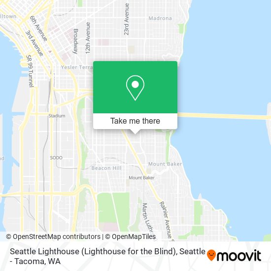 Seattle Lighthouse (Lighthouse for the Blind) map