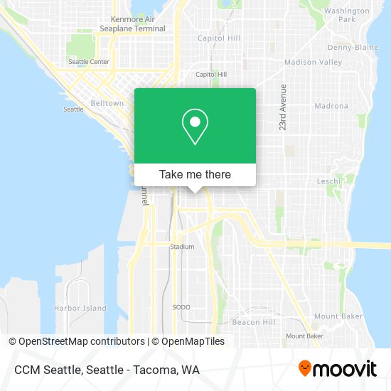 CCM Seattle map