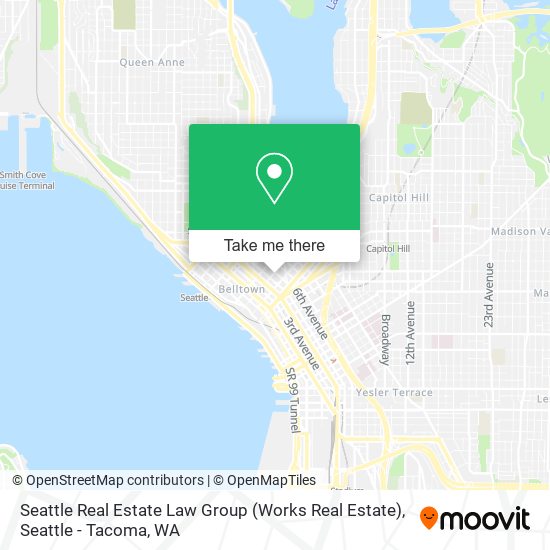 Mapa de Seattle Real Estate Law Group (Works Real Estate)