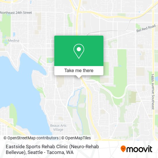 Mapa de Eastside Sports Rehab Clinic (Neuro-Rehab Bellevue)